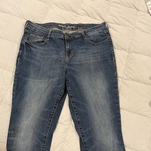Old Navy Rock Star Mid Rise straight leg jeans